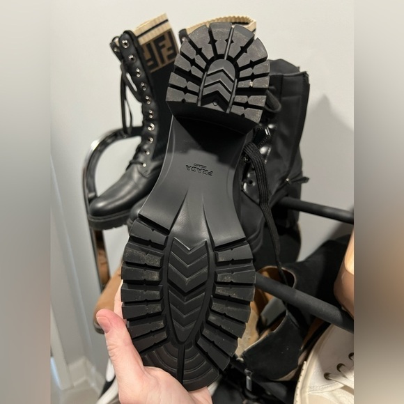 New Prada Re-Nylon and Leather Booties in Black Nero 39 - Picture 8 of 13